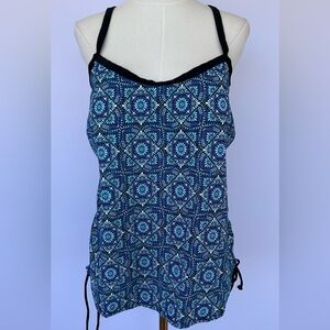 South Point Women’s Tankini Top Adjustable Racer Back Straps Size 20W